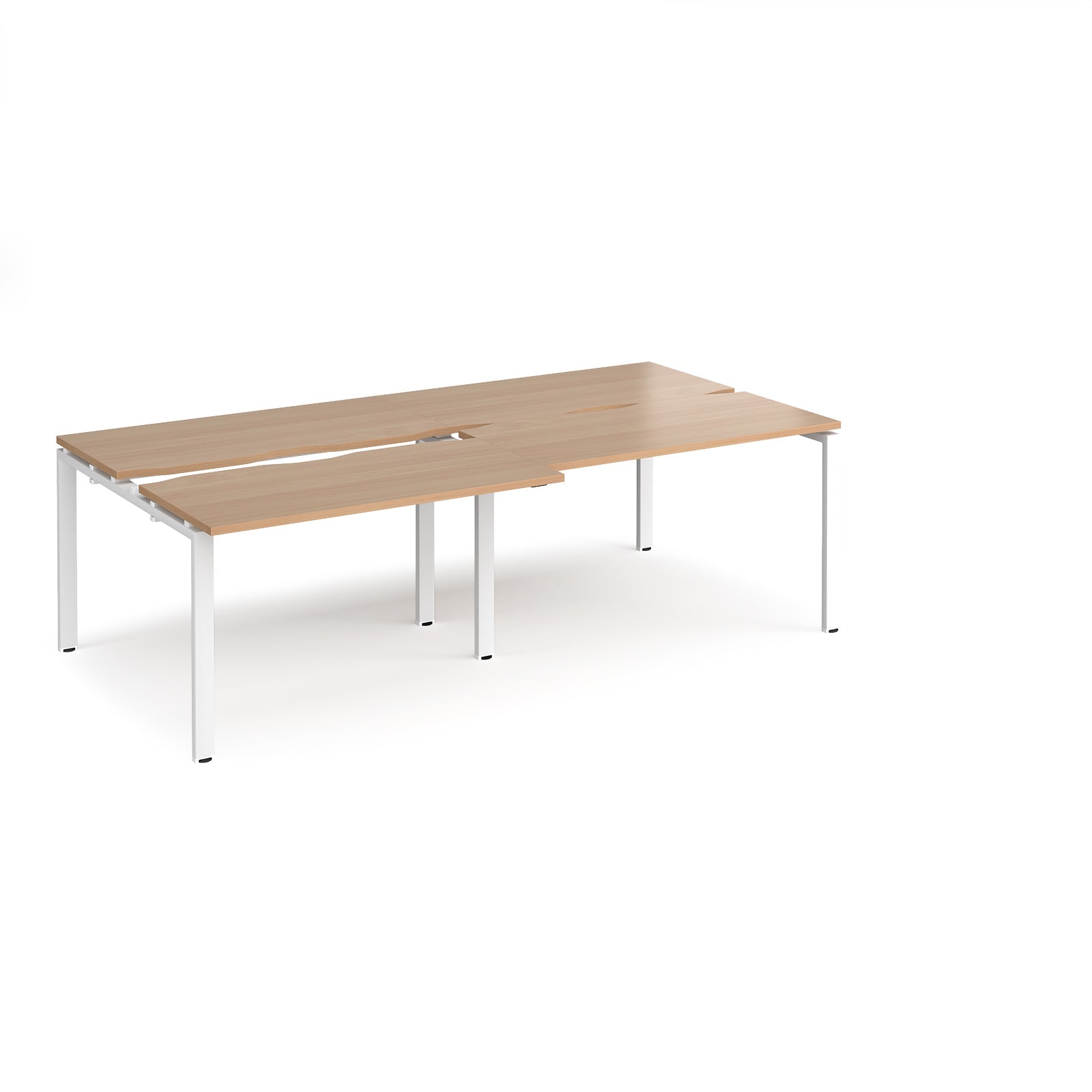 Adapt sliding top double B2B desks 1200mm deep
