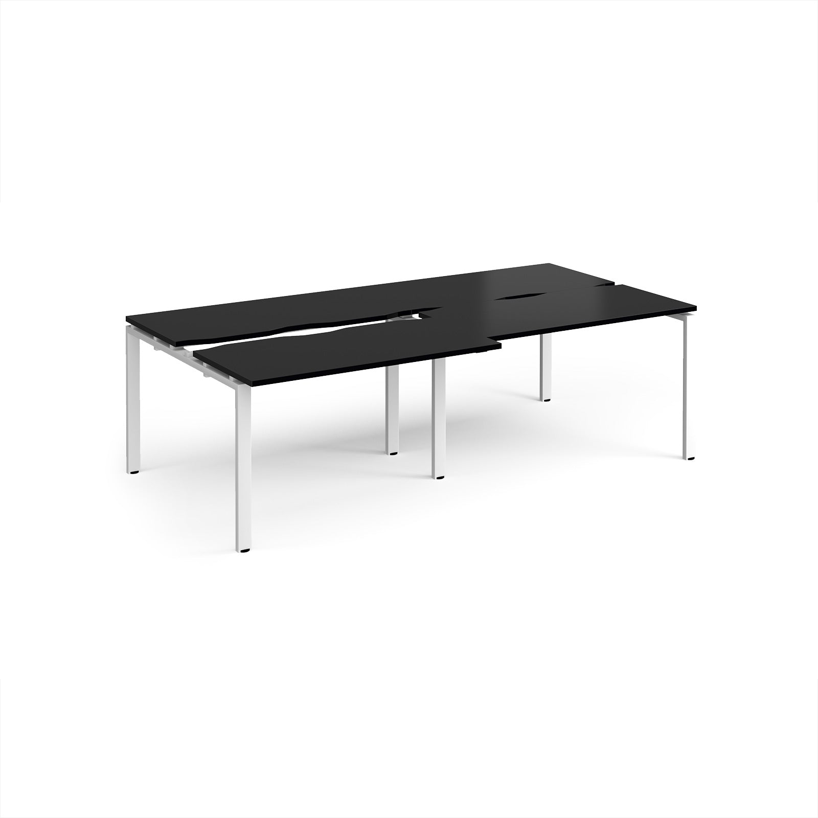 Adapt sliding top double B2B desks 1200mm deep
