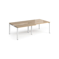 Adapt sliding top double B2B desks 1200mm deep