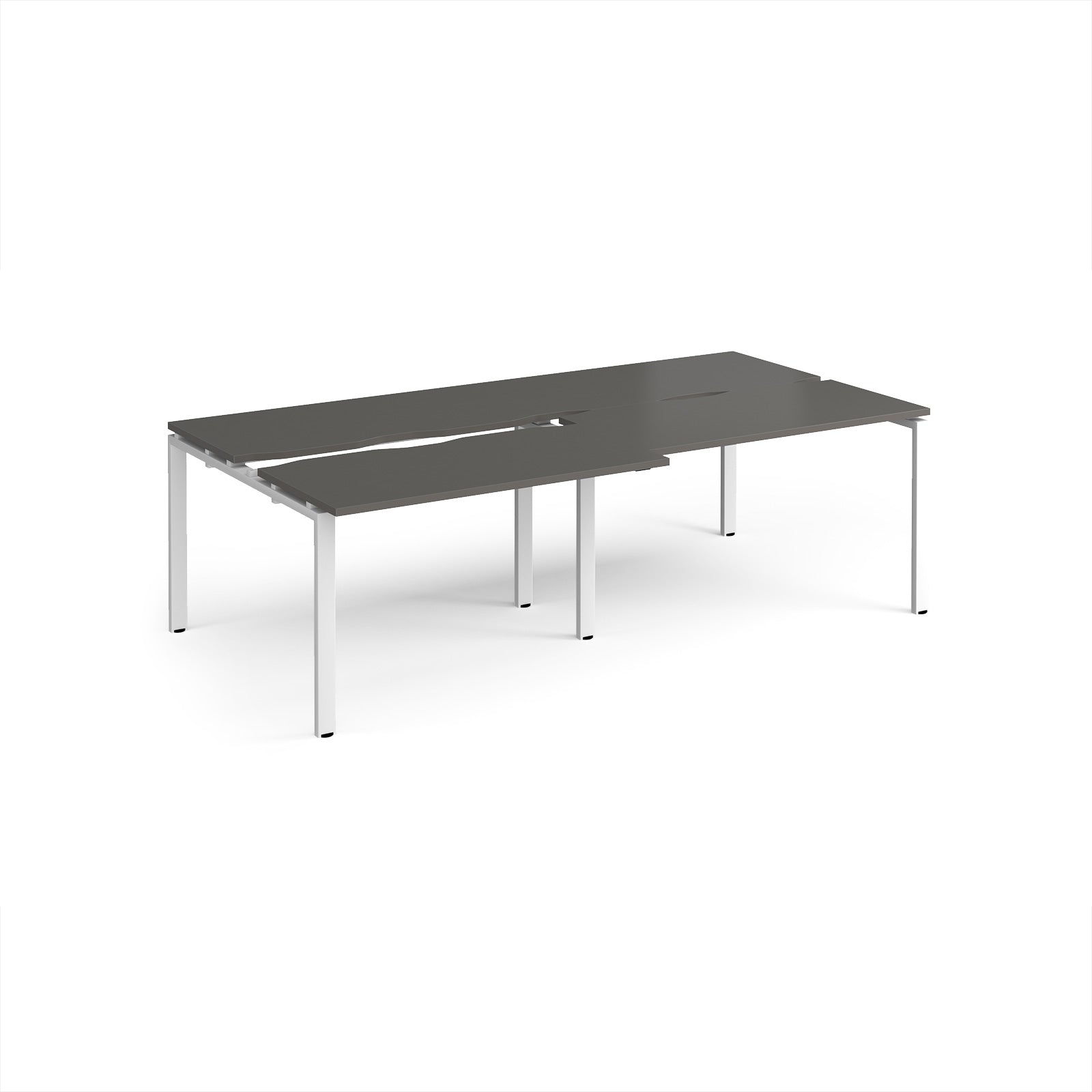Adapt sliding top double B2B desks 1200mm deep