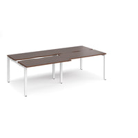 Adapt sliding top double B2B desks 1200mm deep