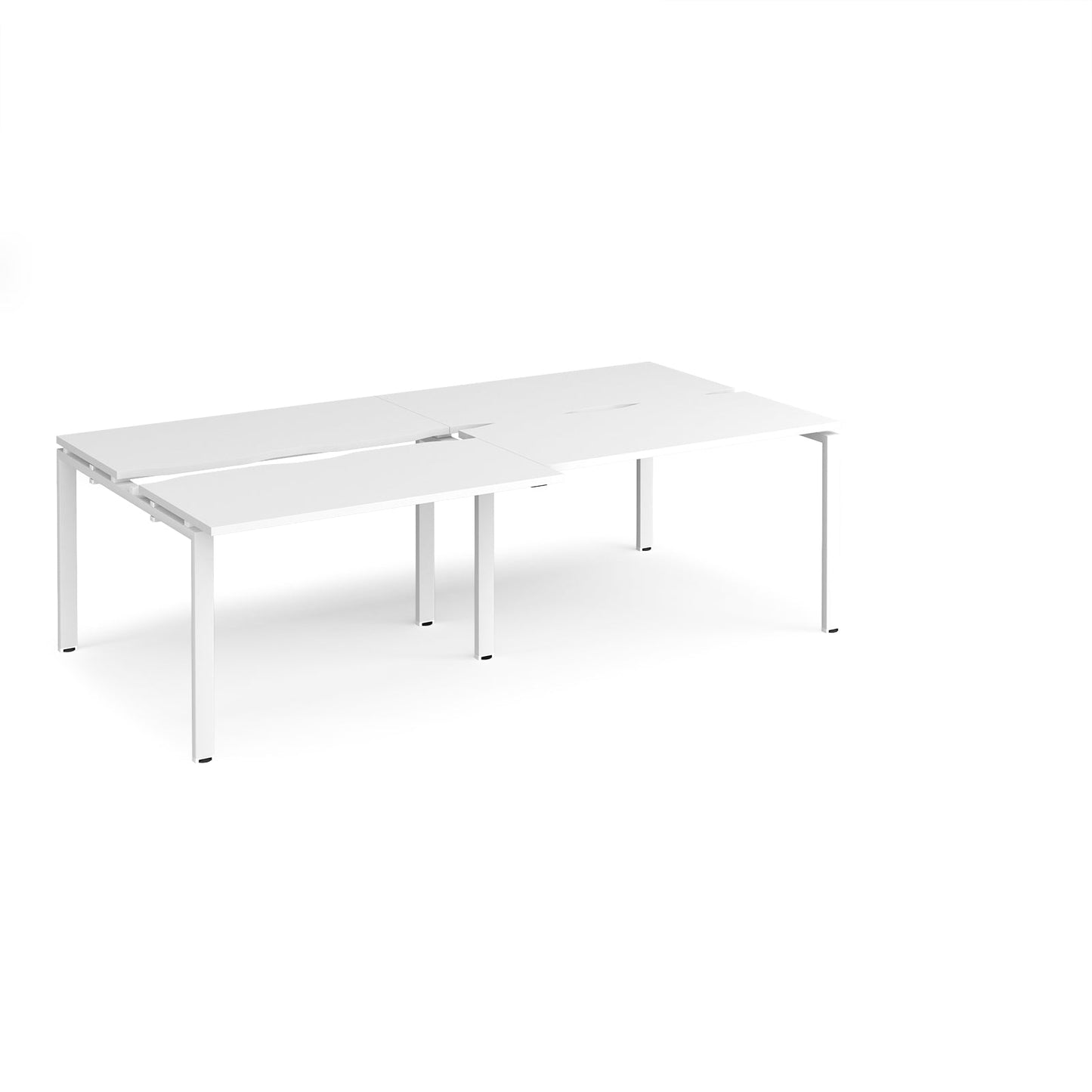 Adapt sliding top double B2B desks 1200mm deep