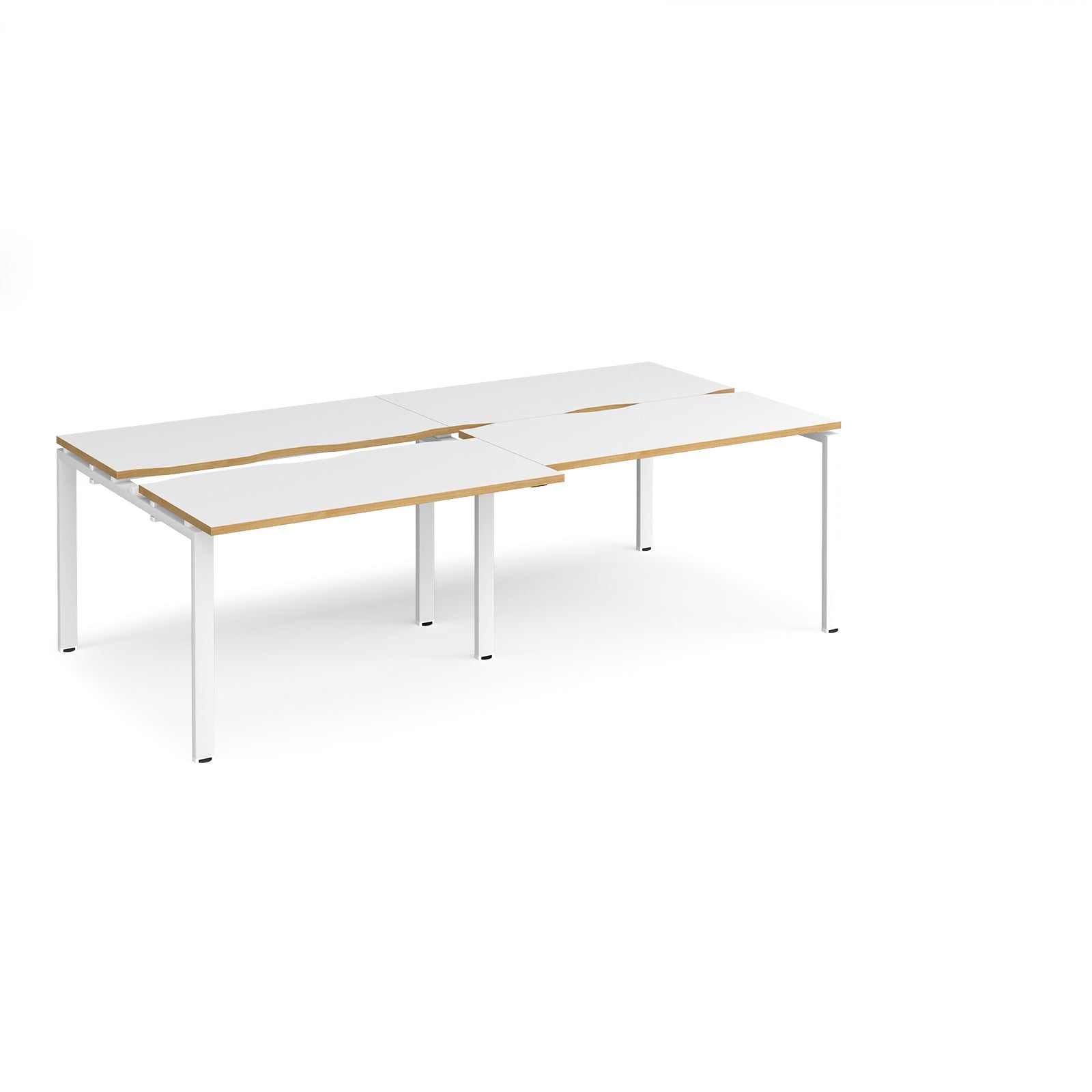 Adapt sliding top double B2B desks 1200mm deep