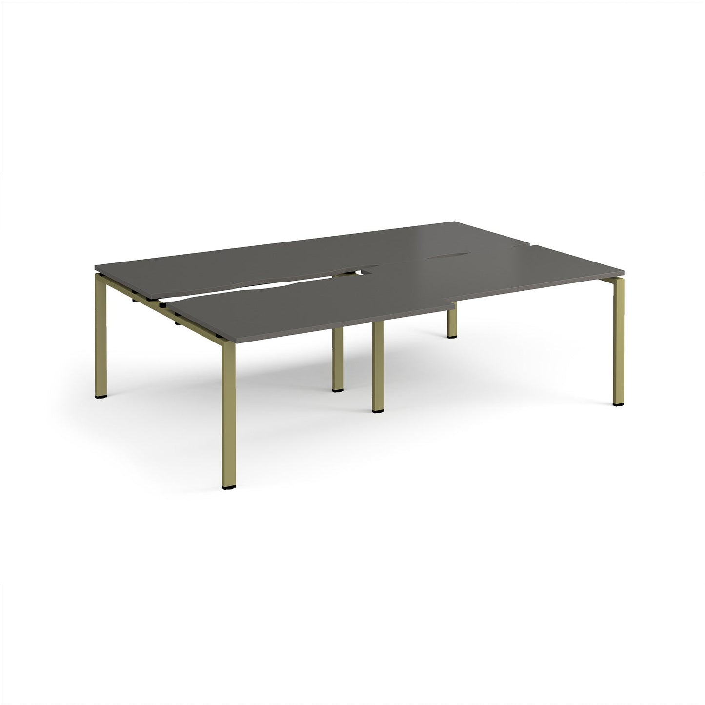 Adapt sliding top double B2B desks 1600mm deep
