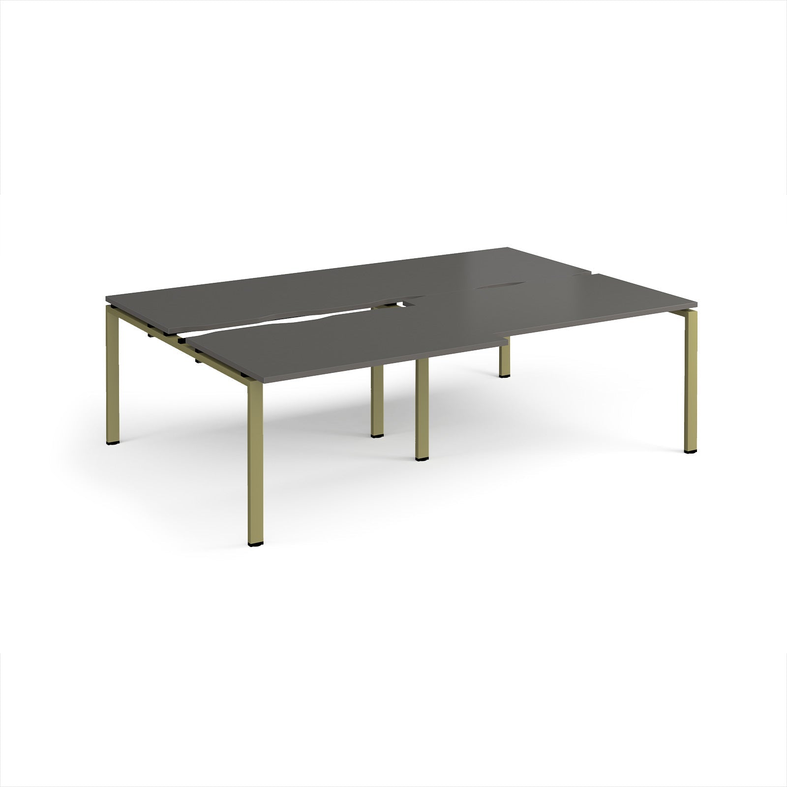 Adapt sliding top double B2B desks 1600mm deep