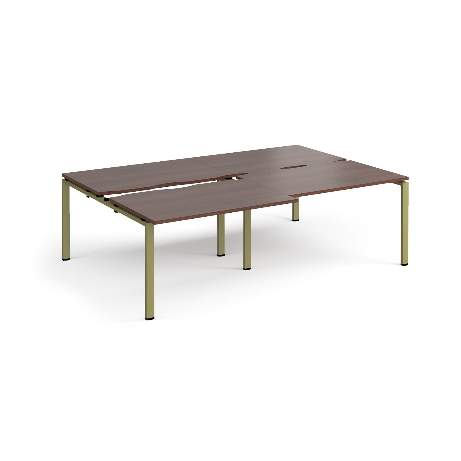 Adapt sliding top double B2B desks 1600mm deep