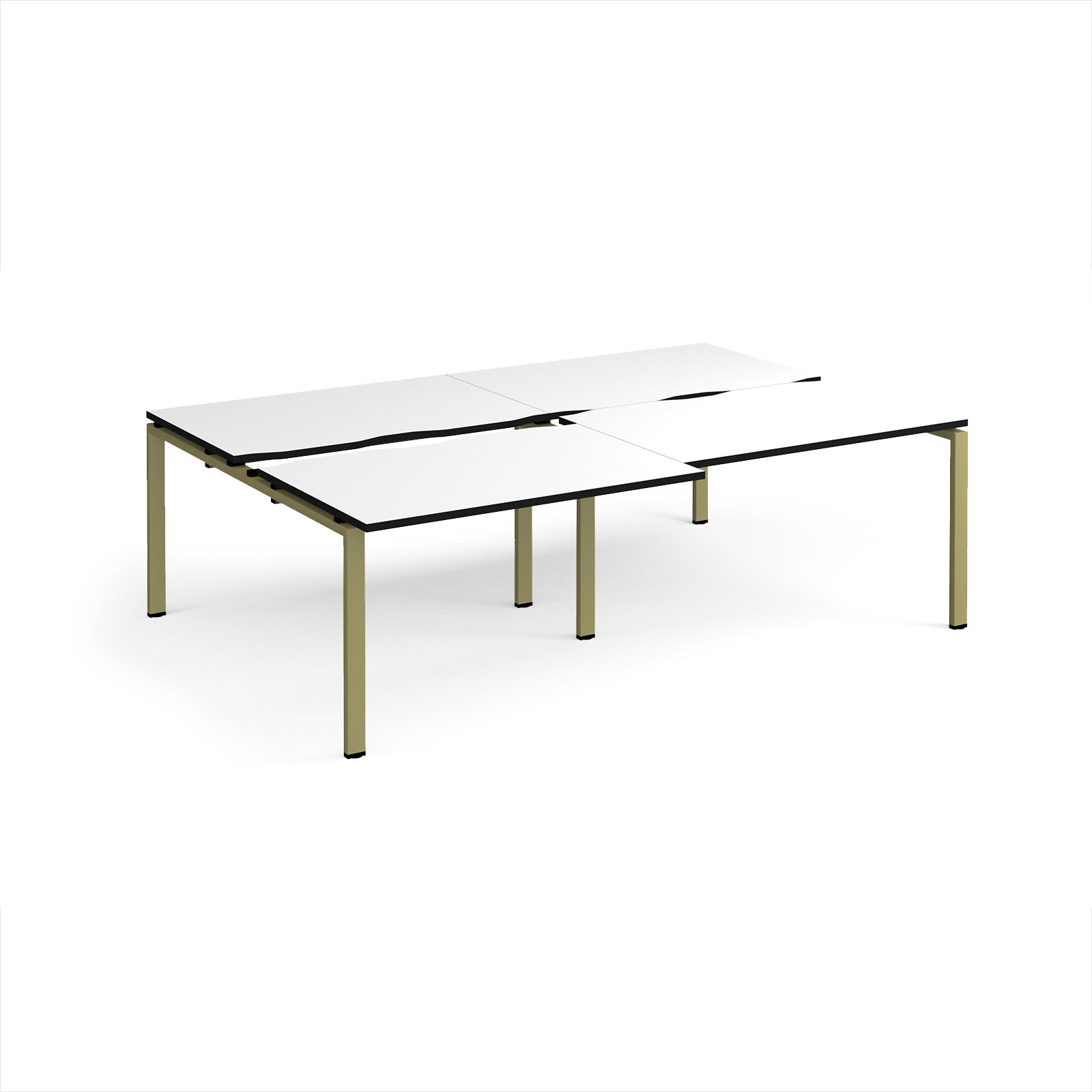 Adapt sliding top double B2B desks 1600mm deep