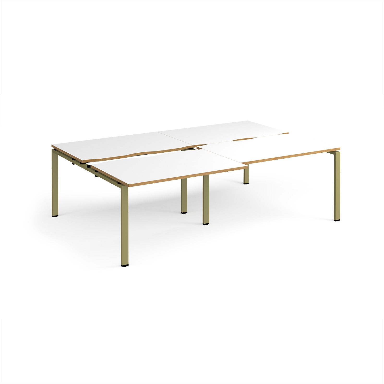 Adapt sliding top double B2B desks 1600mm deep