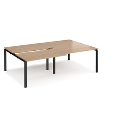 Adapt Sliding Top Double B2B Desks 1600Mm Deep
