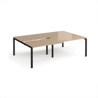 Adapt sliding top double B2B desks 1600mm deep