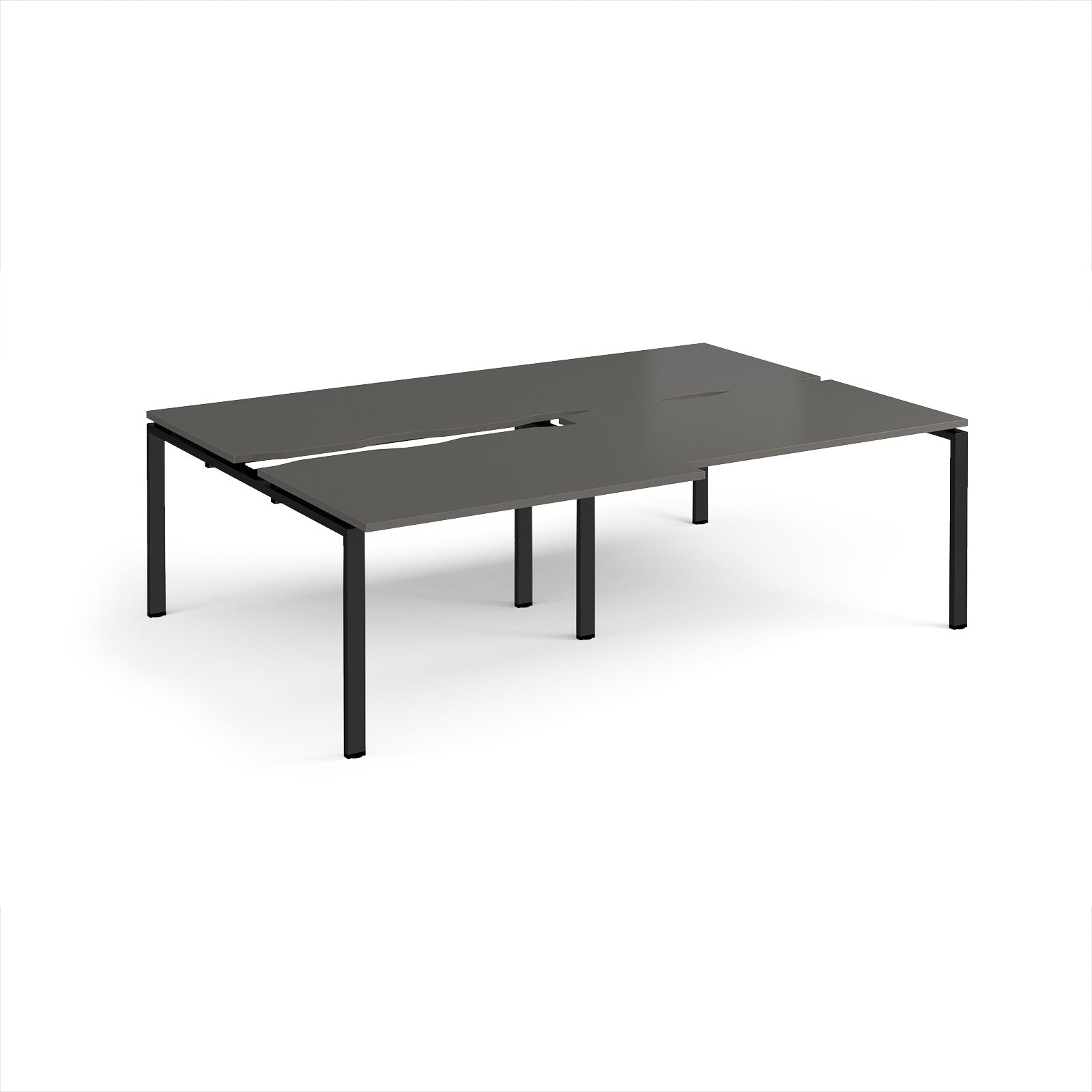 Adapt sliding top double B2B desks 1600mm deep