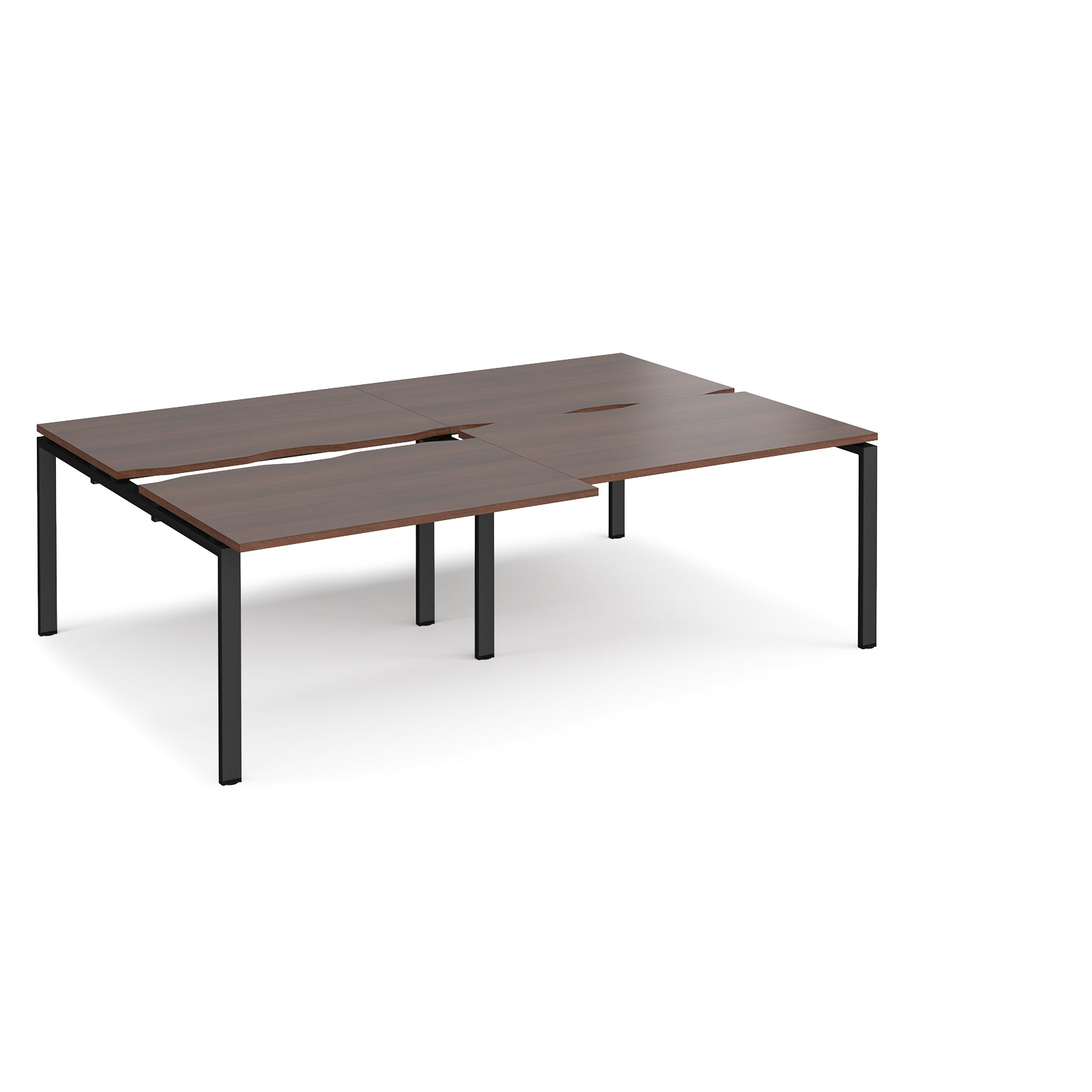 Adapt sliding top double B2B desks 1600mm deep