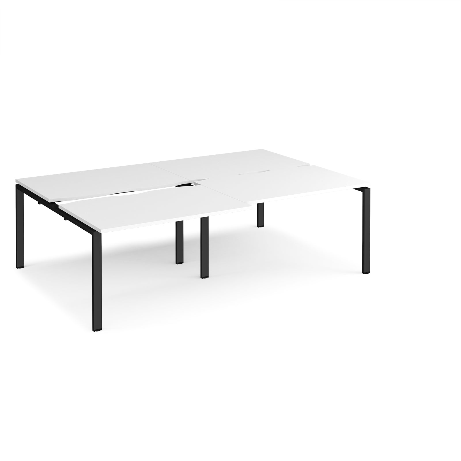 Adapt sliding top double B2B desks 1600mm deep