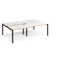 Adapt sliding top double B2B desks 1600mm deep