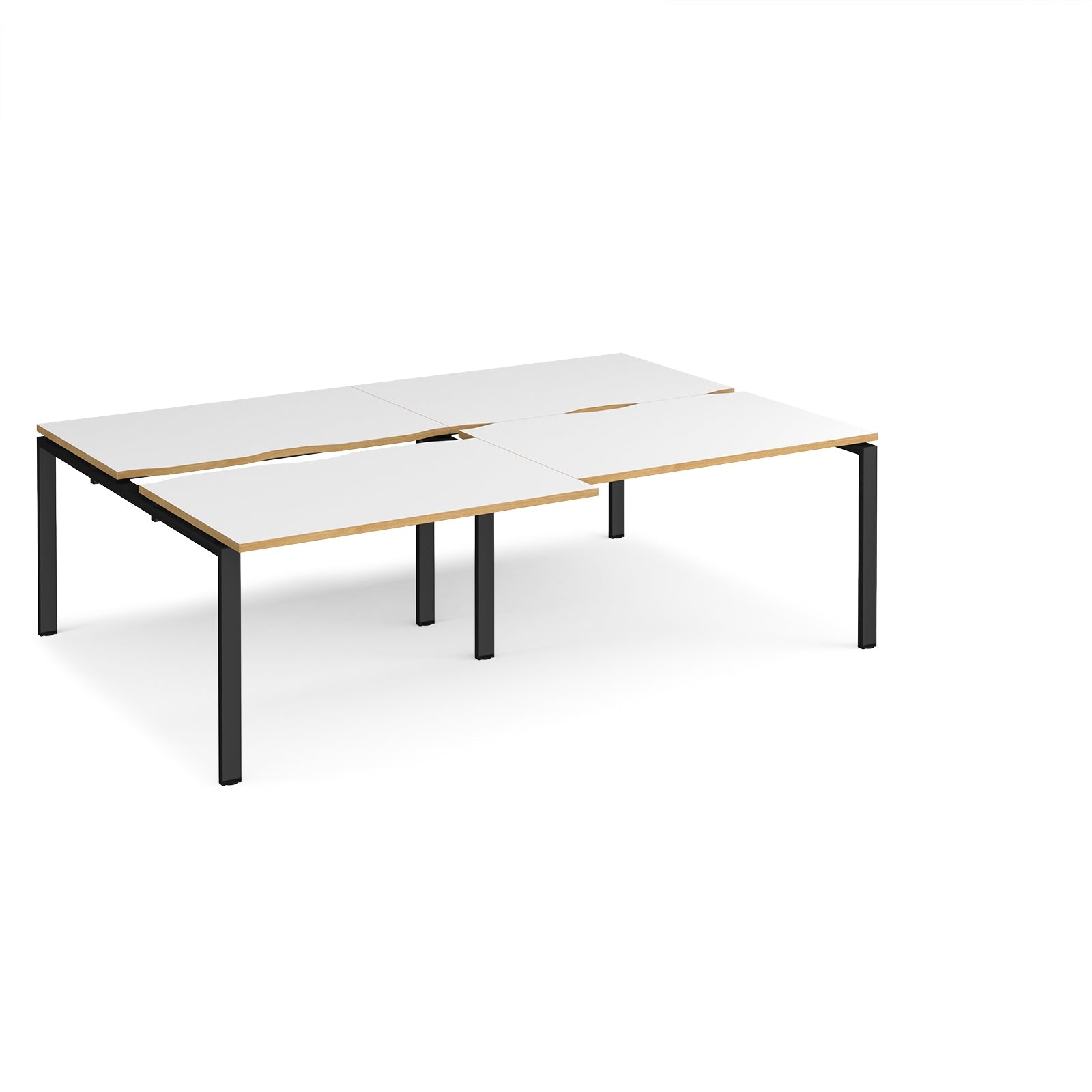 Adapt sliding top double B2B desks 1600mm deep