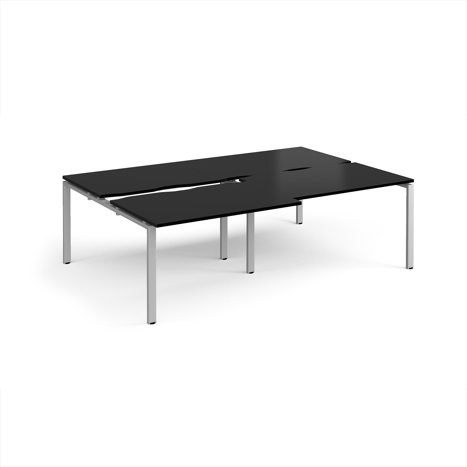 Adapt sliding top double B2B desks 1600mm deep