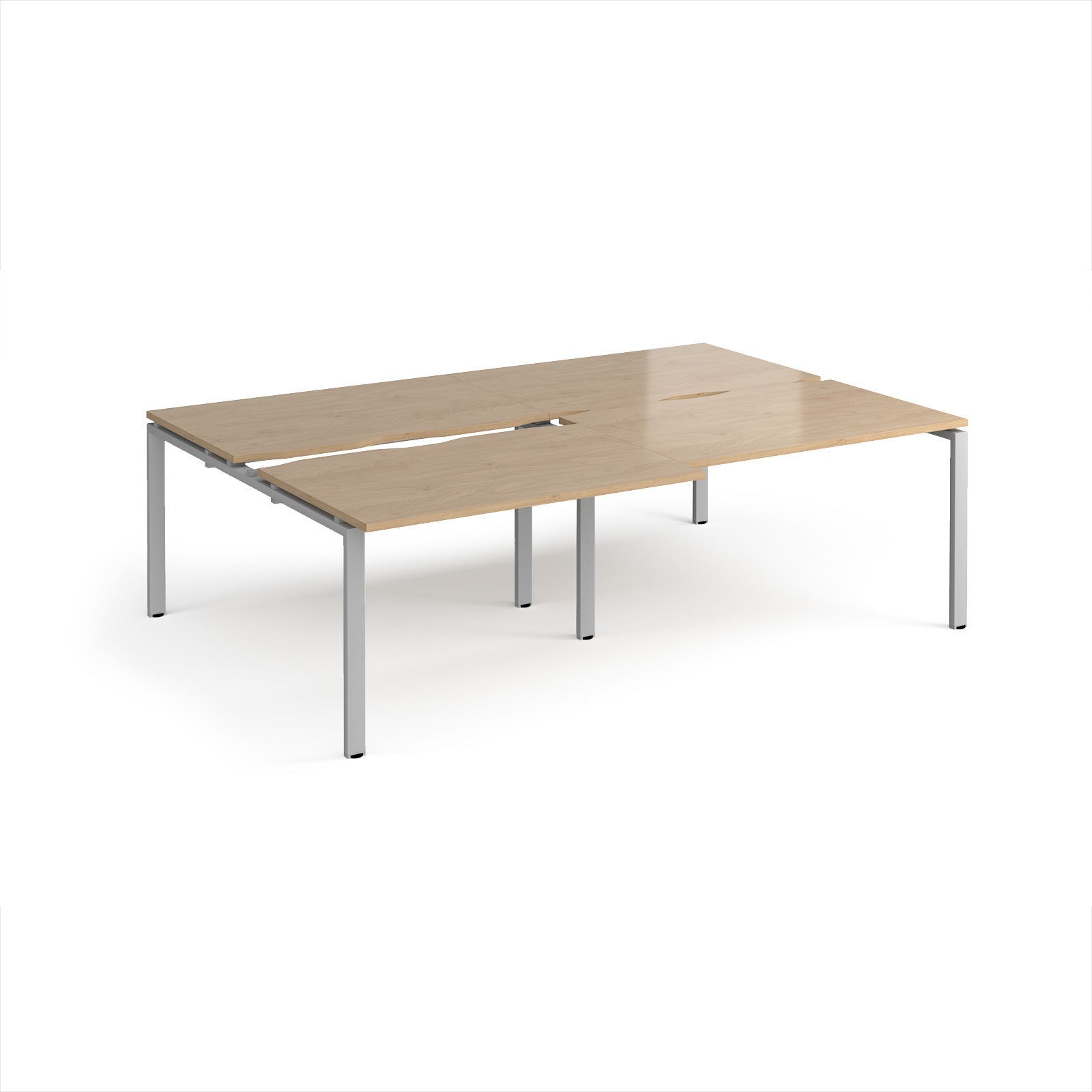 Adapt sliding top double B2B desks 1600mm deep