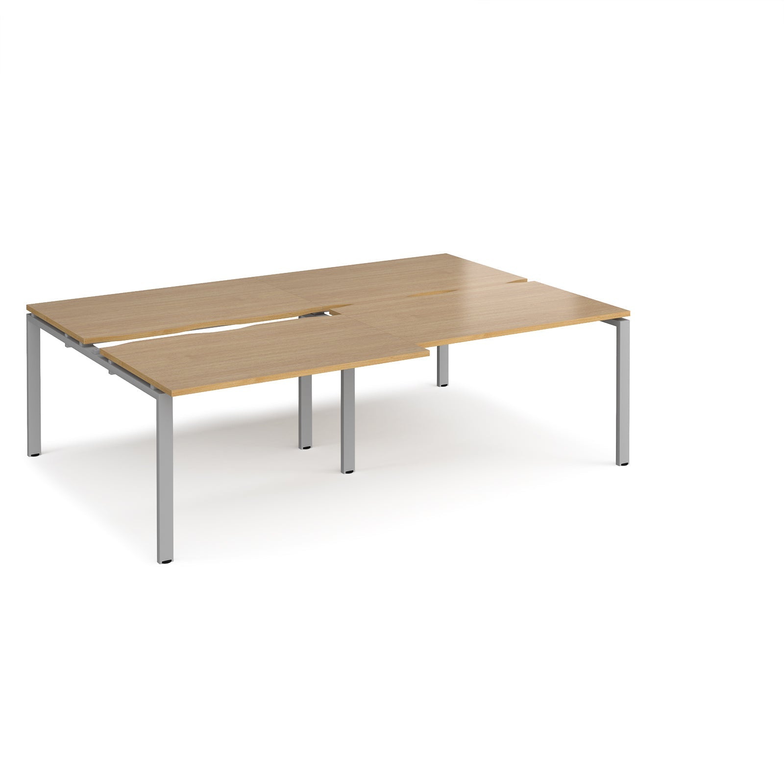 Adapt Sliding Top Double B2B Desks 1600Mm Deep