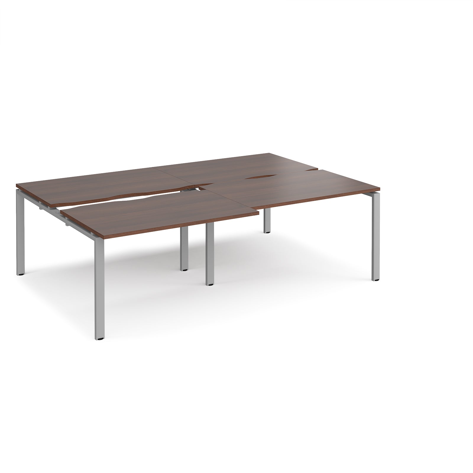 Adapt sliding top double B2B desks 1600mm deep