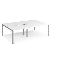 Adapt sliding top double B2B desks 1600mm deep