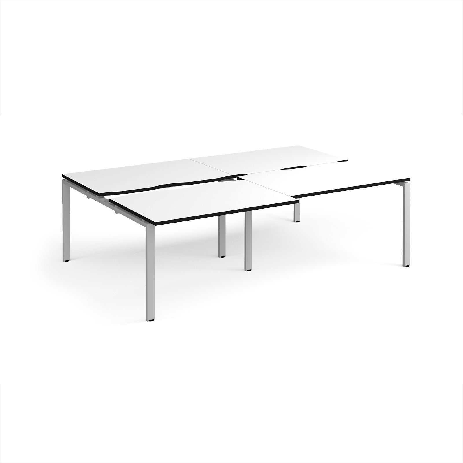Adapt sliding top double B2B desks 1600mm deep
