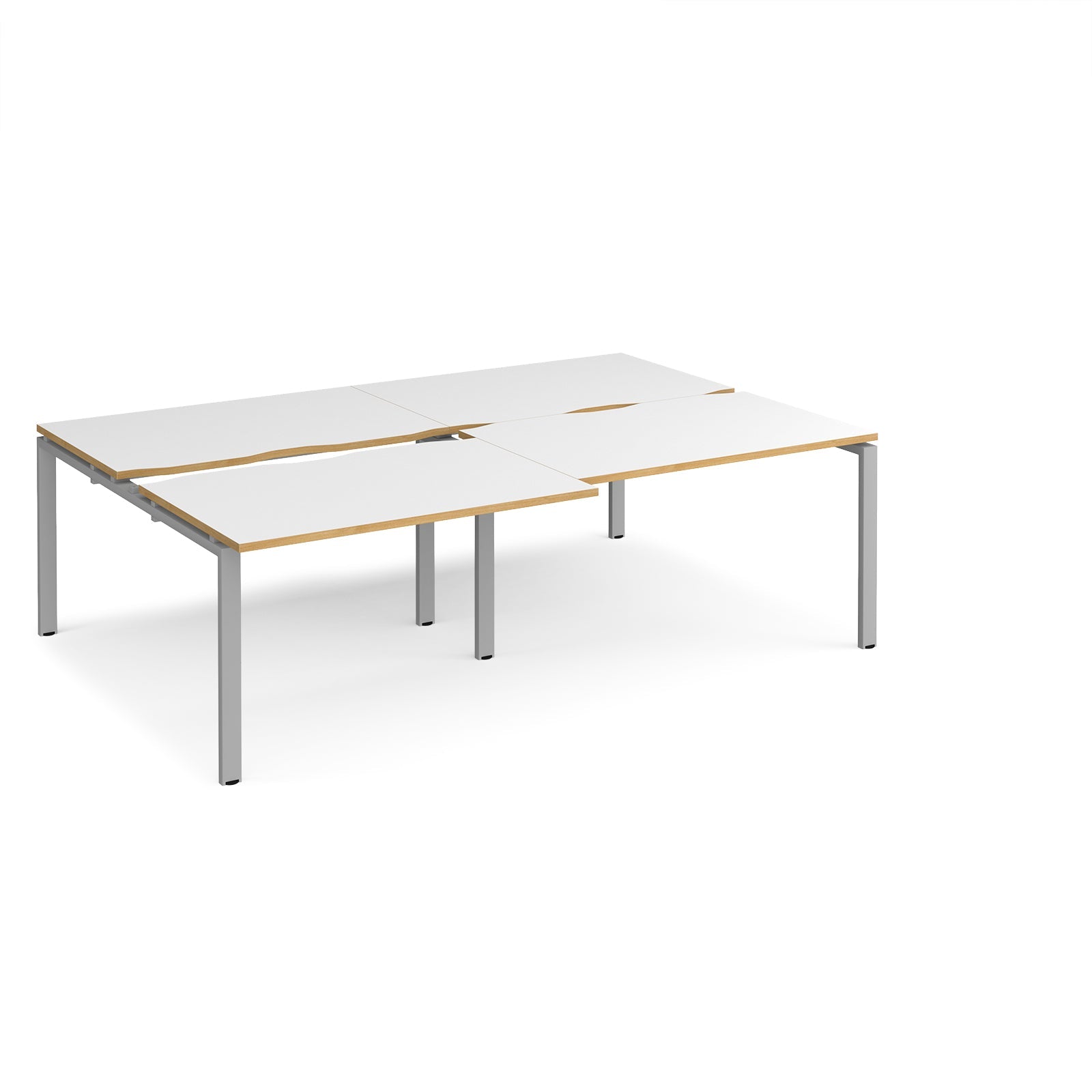 Adapt sliding top double B2B desks 1600mm deep
