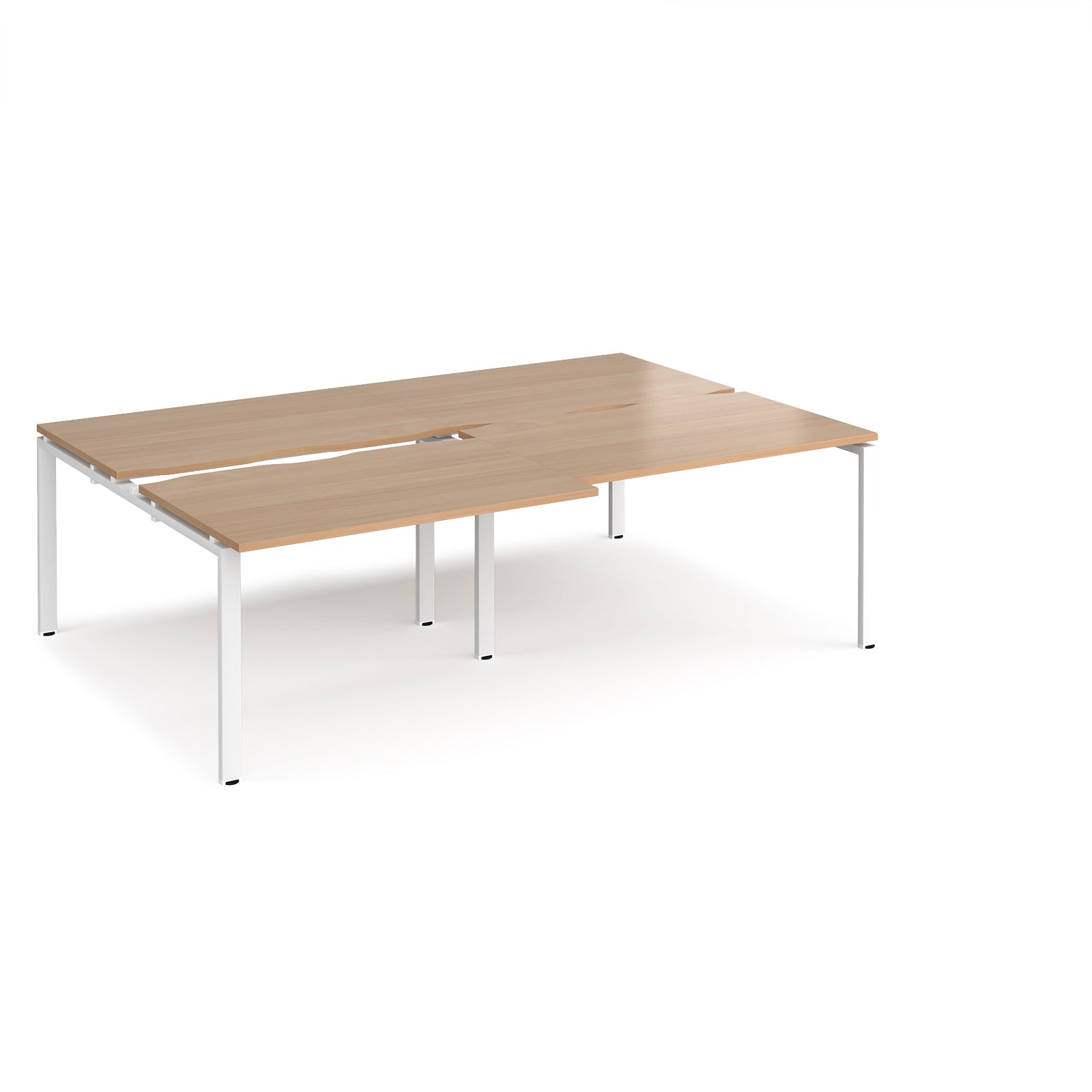 Adapt sliding top double B2B desks 1600mm deep