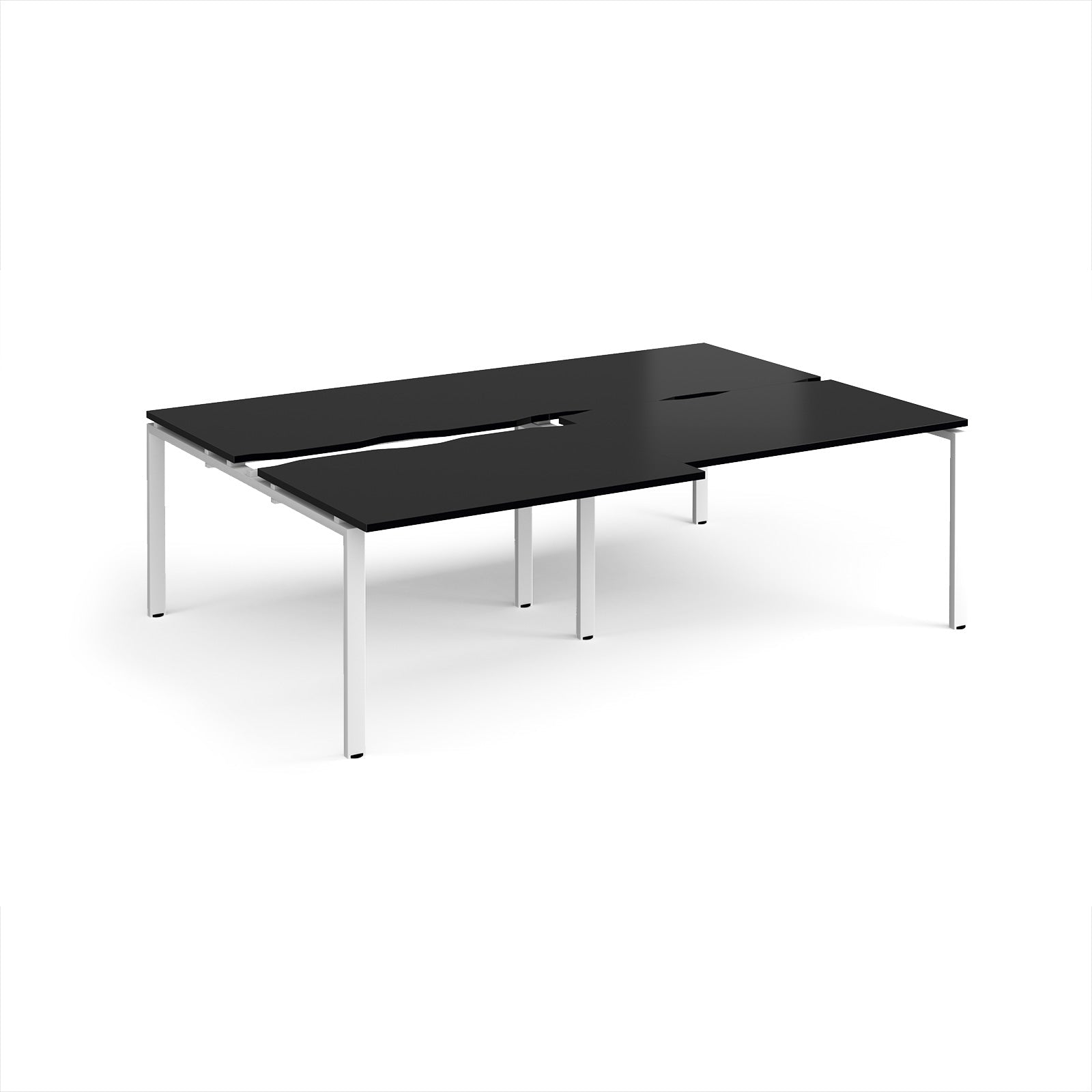 Adapt sliding top double B2B desks 1600mm deep
