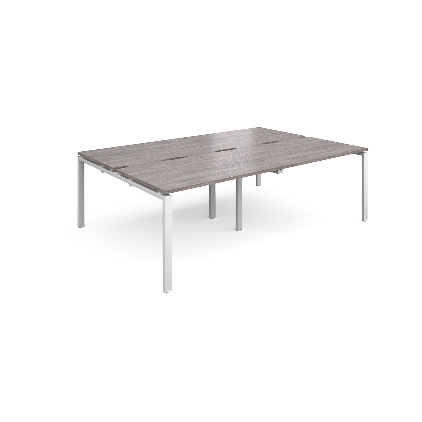 Adapt Sliding Top Double B2B Desks 1600Mm Deep