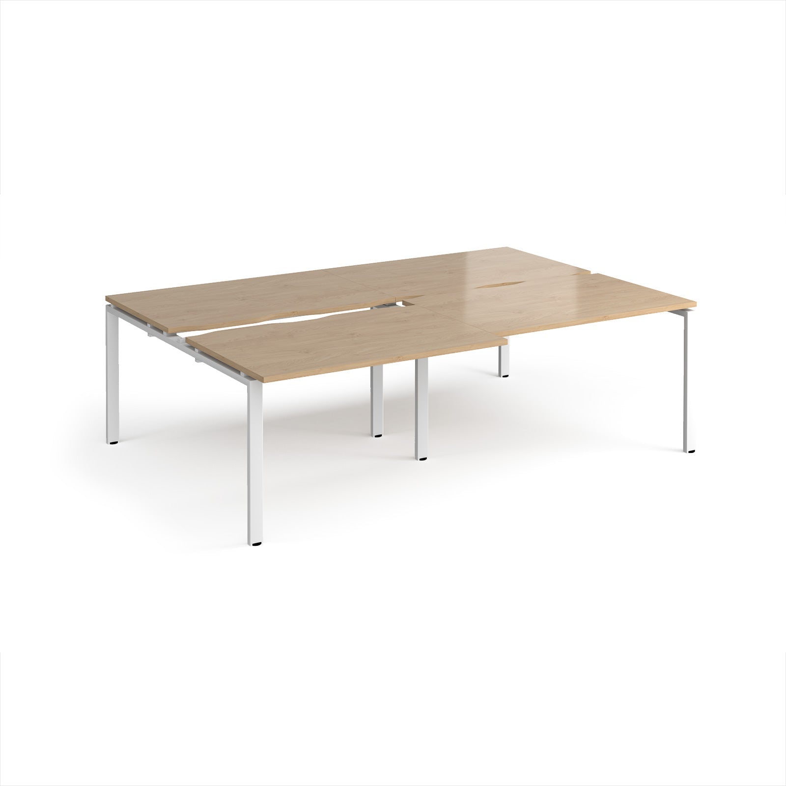 Adapt sliding top double B2B desks 1600mm deep