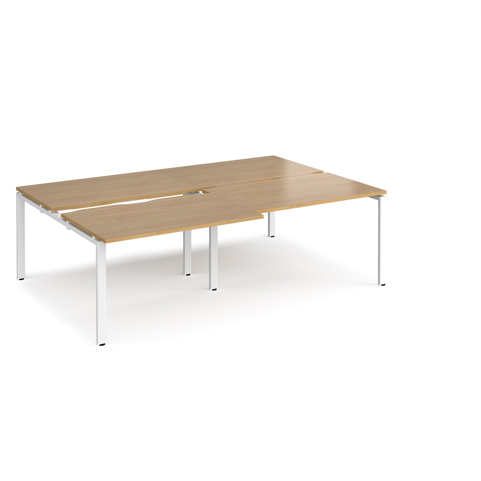 Adapt sliding top double B2B desks 1600mm deep