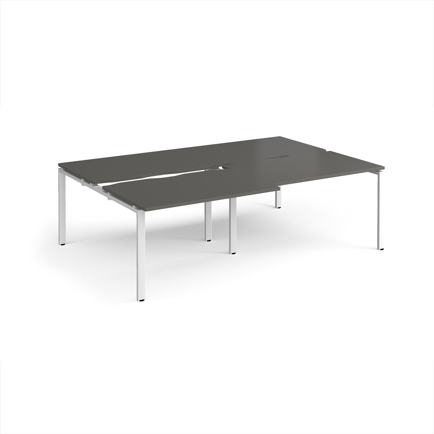 Adapt sliding top double B2B desks 1600mm deep