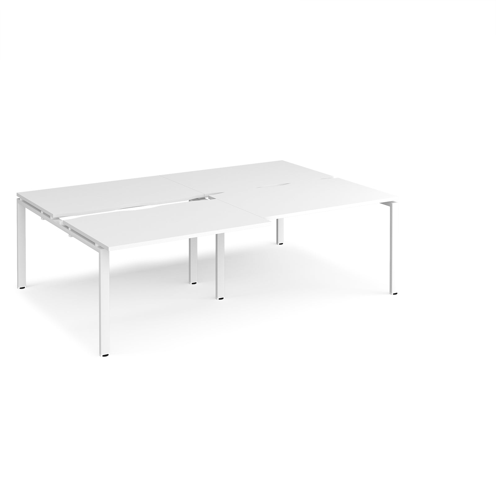 Adapt sliding top double B2B desks 1600mm deep