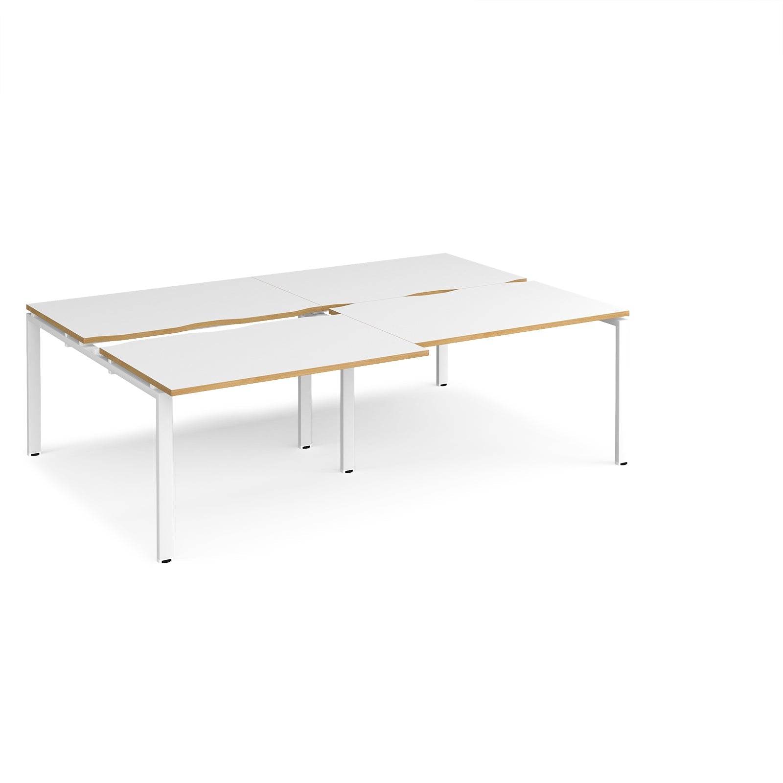 Adapt sliding top double B2B desks 1600mm deep