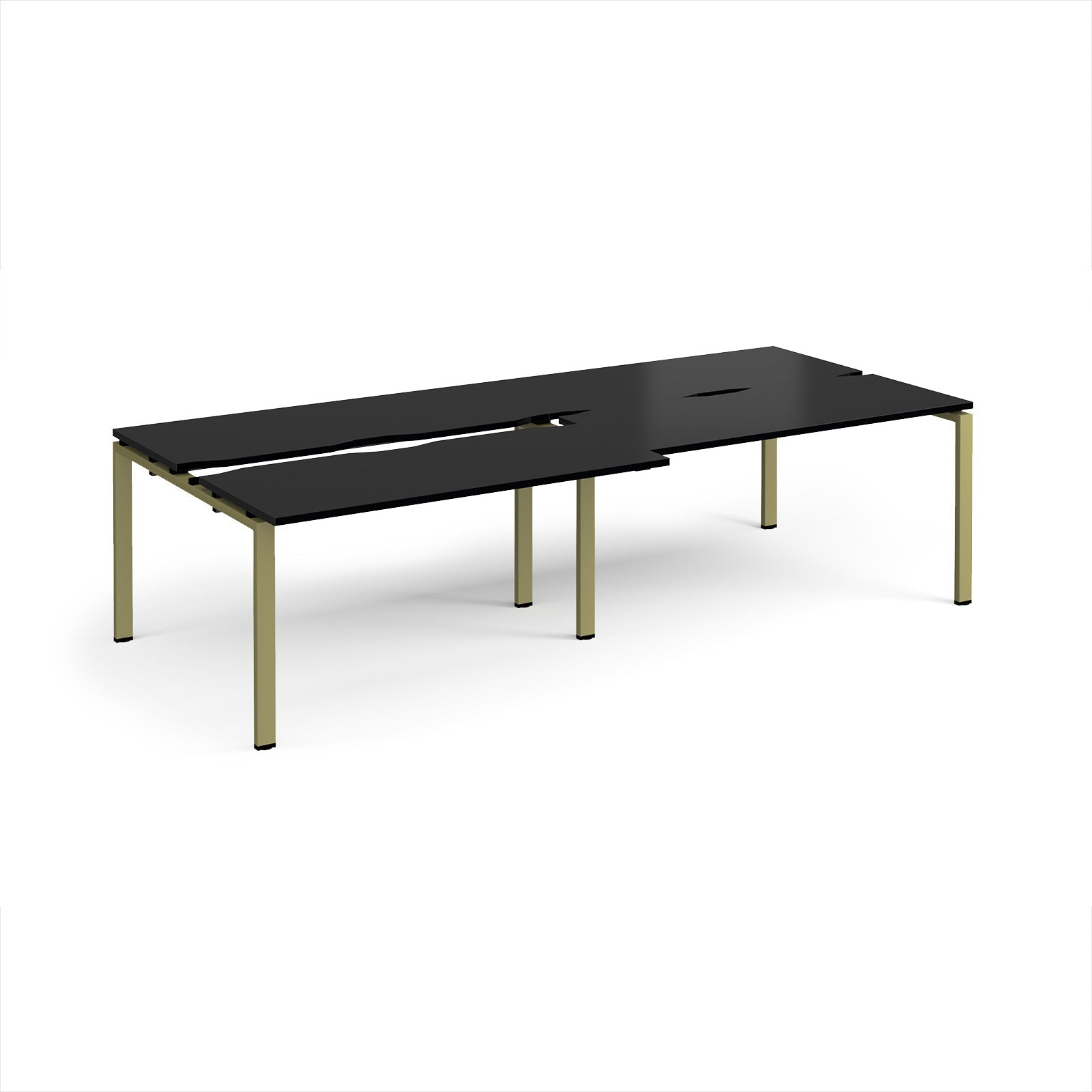 Adapt sliding top double B2B desks 1200mm deep