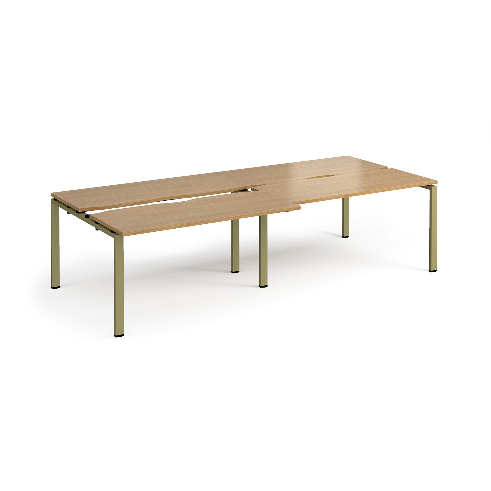 Adapt sliding top double B2B desks 1200mm deep