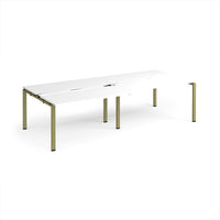 Adapt sliding top double B2B desks 1200mm deep