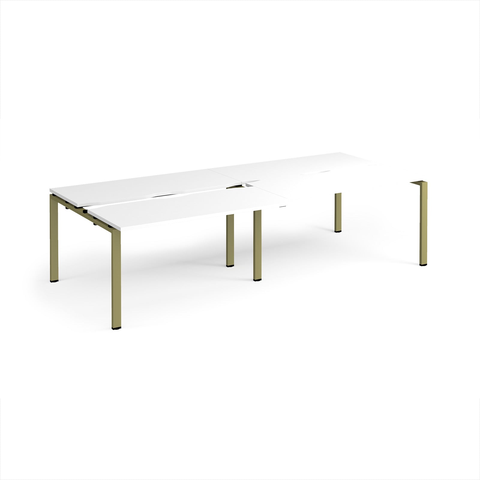 Adapt sliding top double B2B desks 1200mm deep