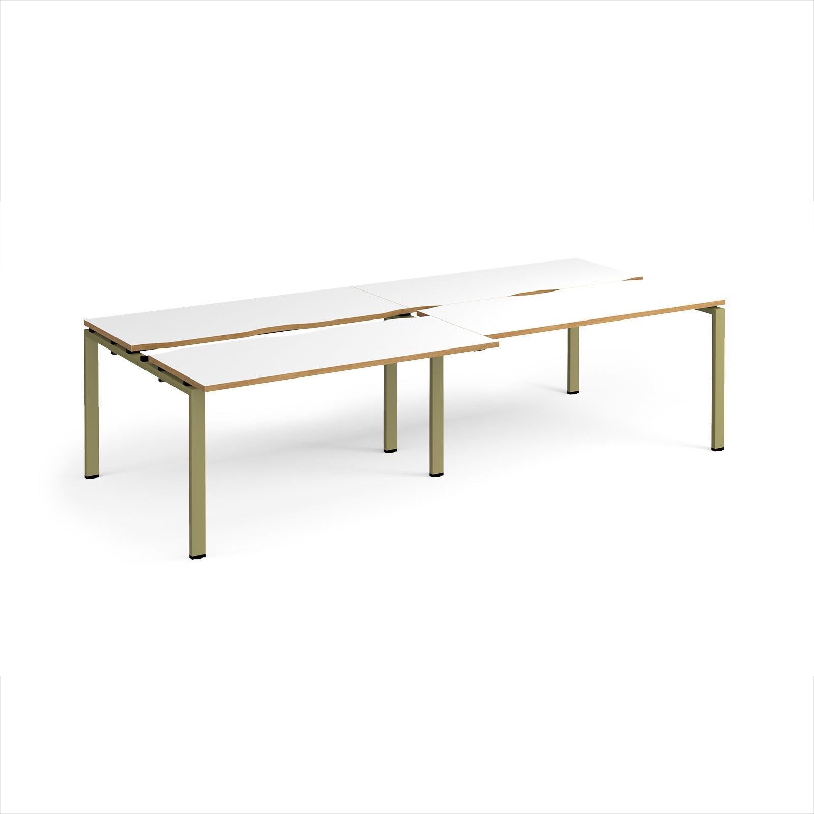 Adapt sliding top double B2B desks 1200mm deep