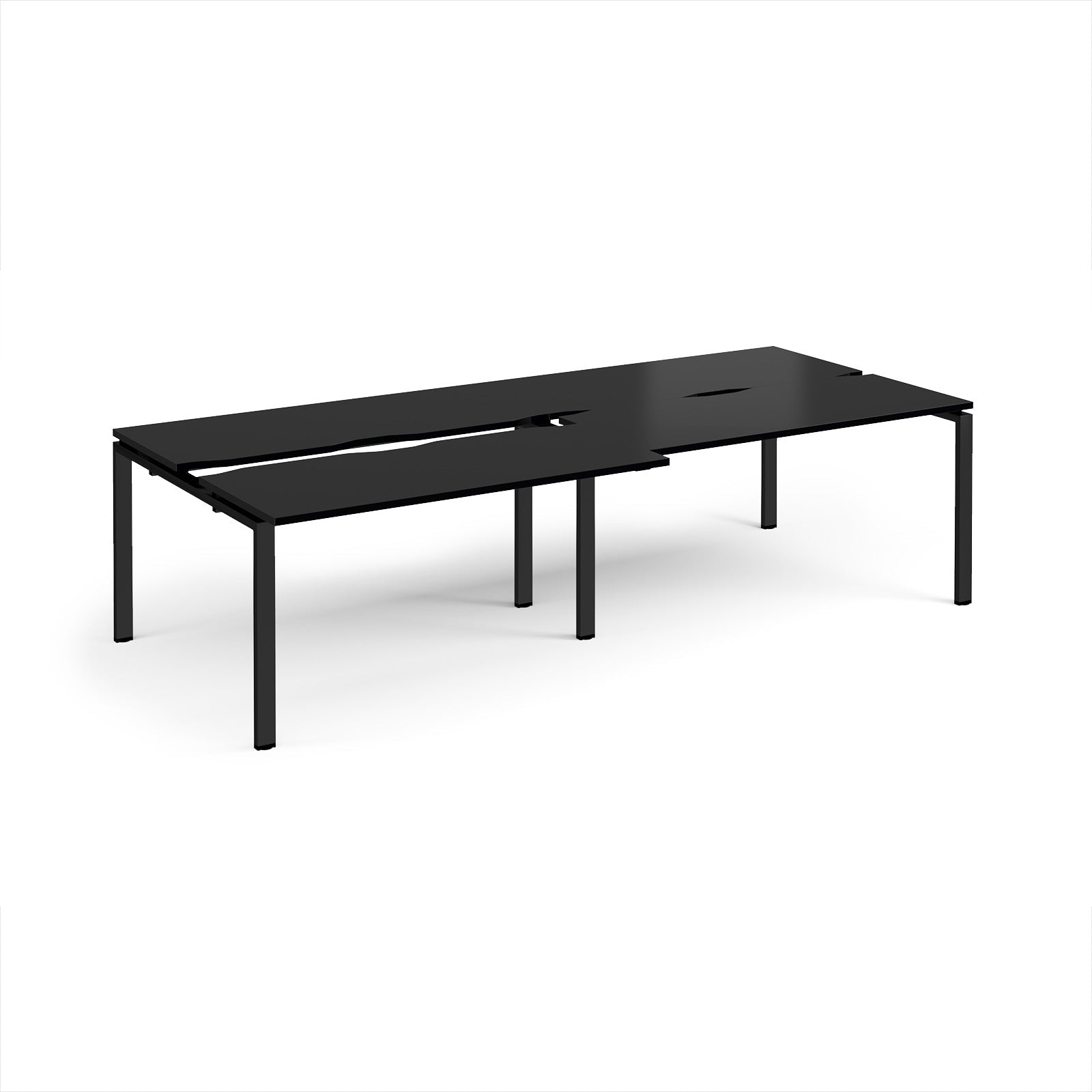 Adapt sliding top double B2B desks 1200mm deep