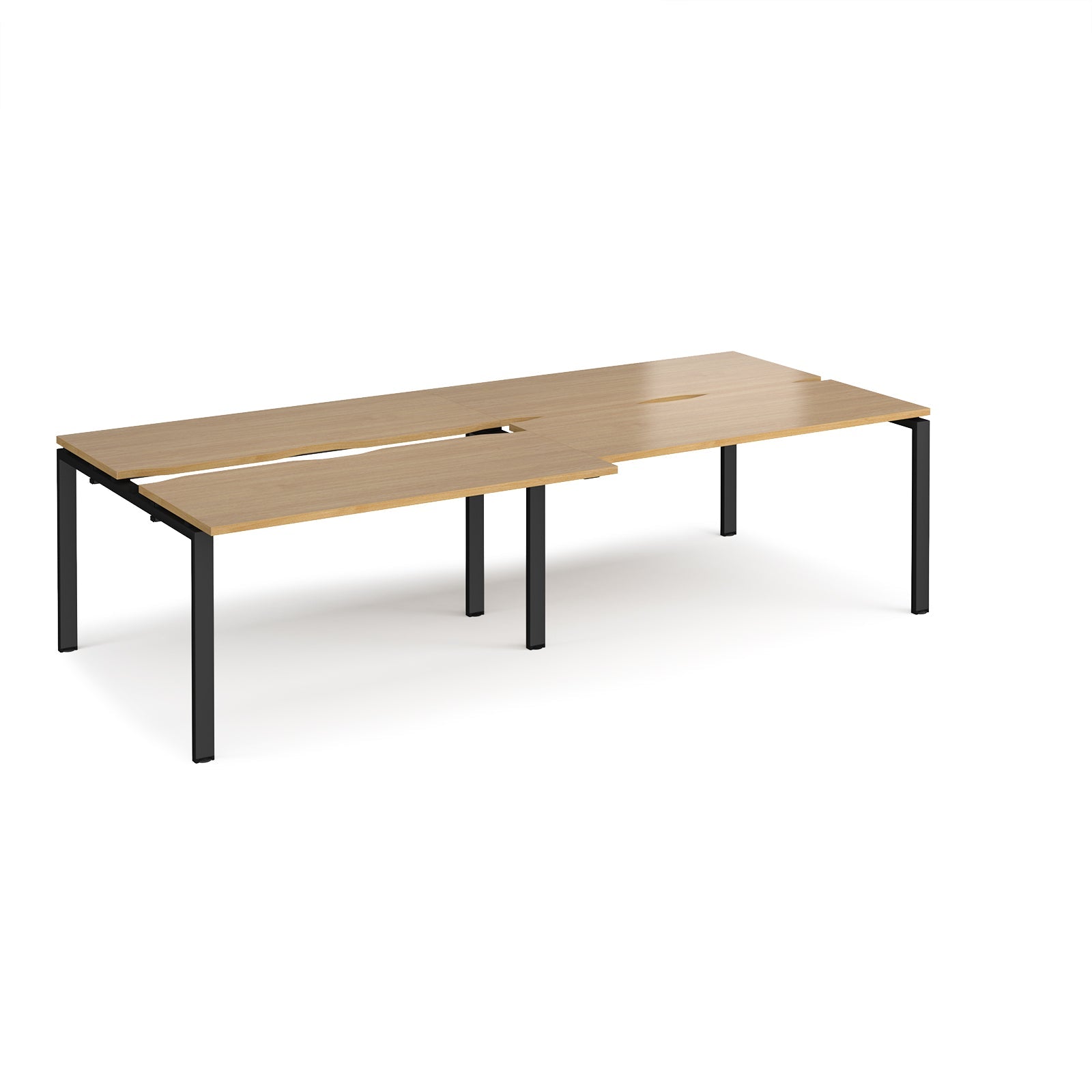 Adapt sliding top double B2B desks 1200mm deep