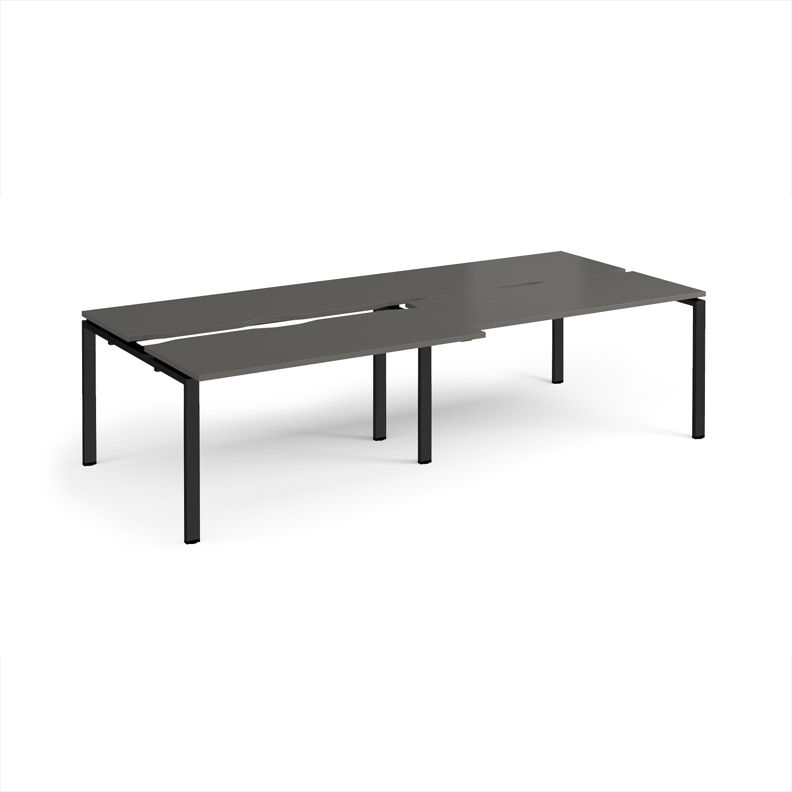 Adapt sliding top double B2B desks 1200mm deep