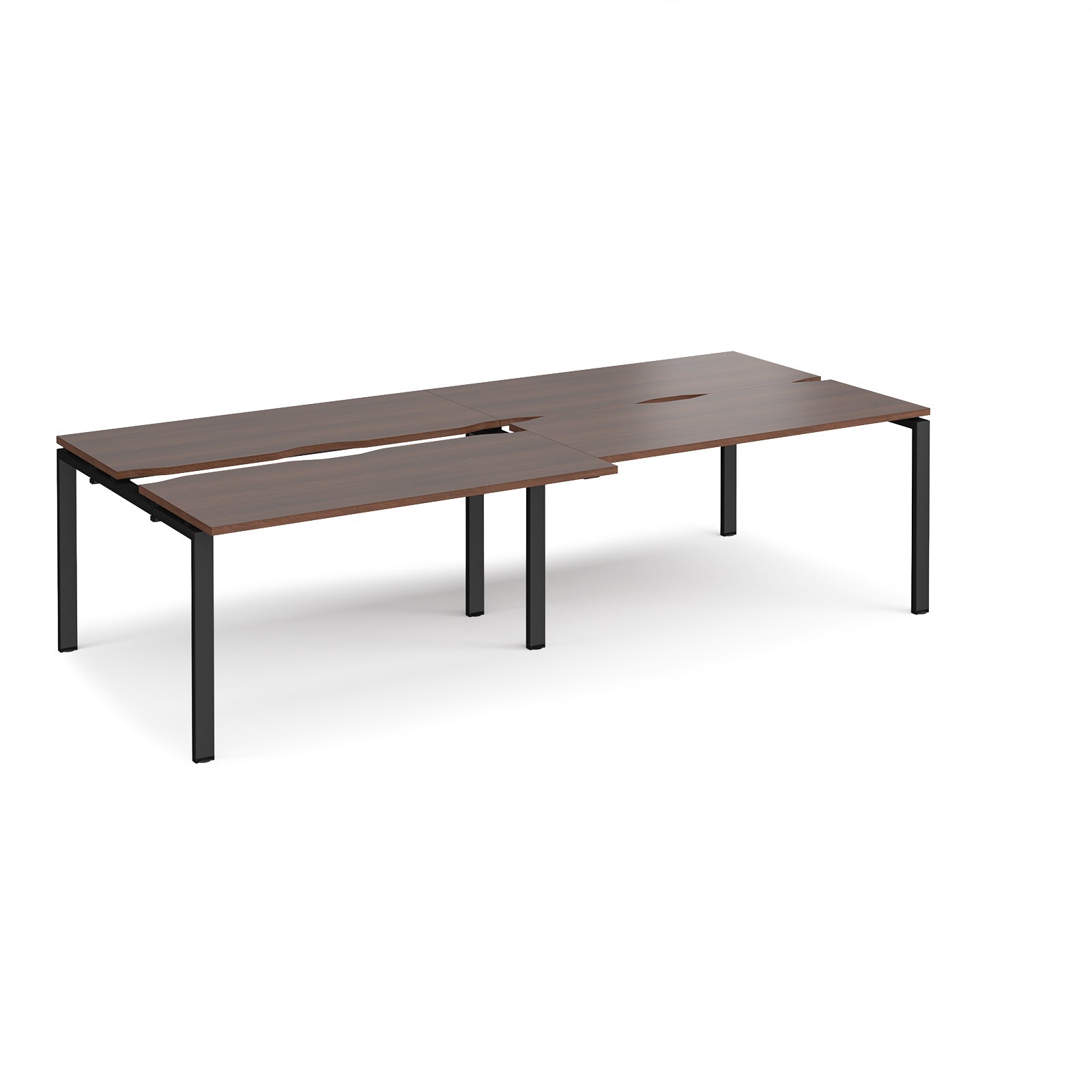 Adapt sliding top double B2B desks 1200mm deep