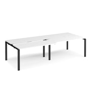 Adapt sliding top double B2B desks 1200mm deep
