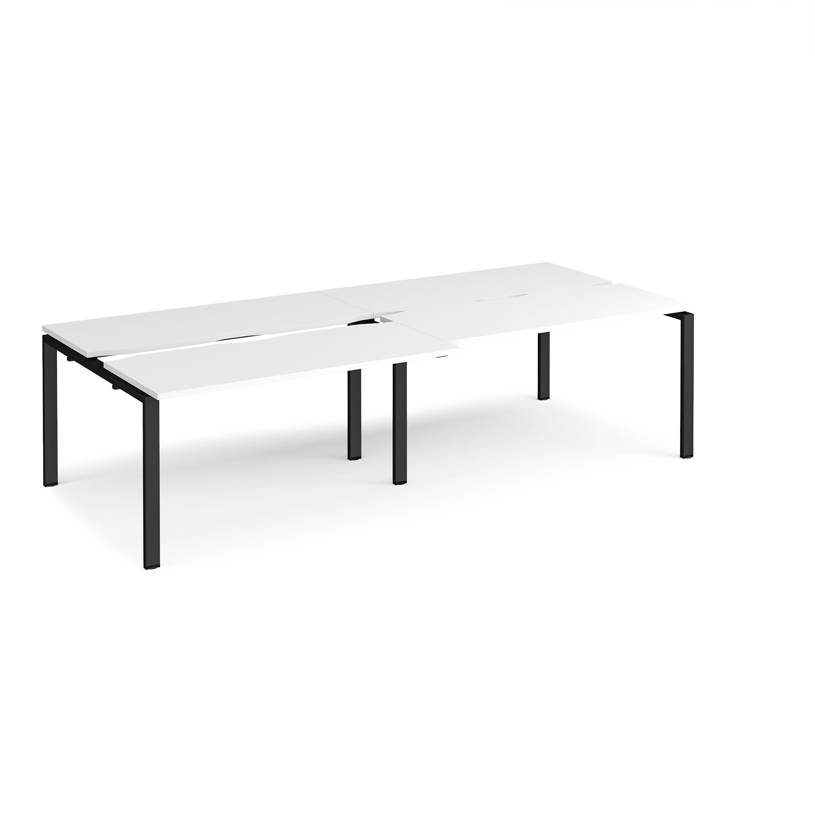 Adapt sliding top double B2B desks 1200mm deep