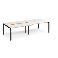 Adapt sliding top double B2B desks 1200mm deep