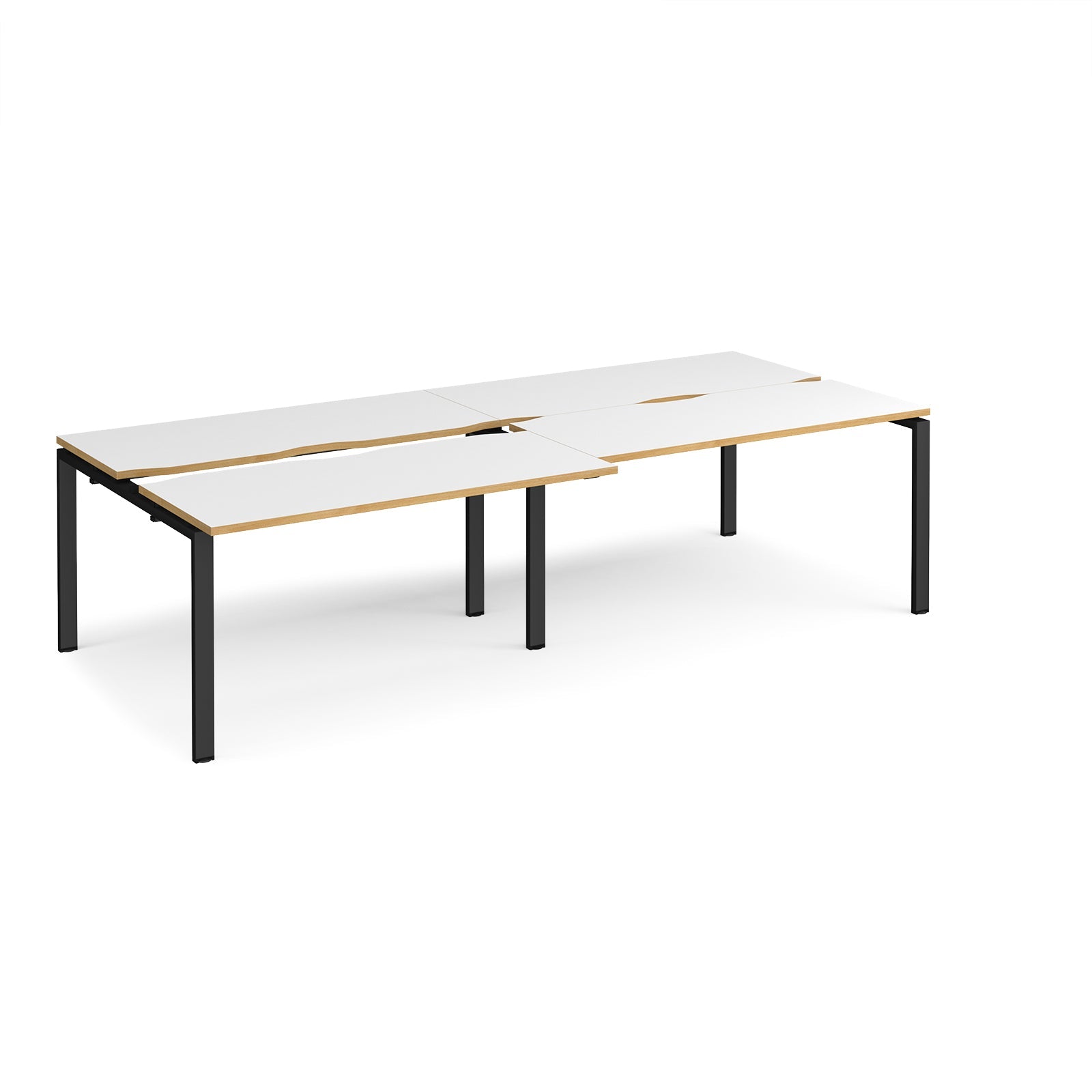 Adapt sliding top double B2B desks 1200mm deep
