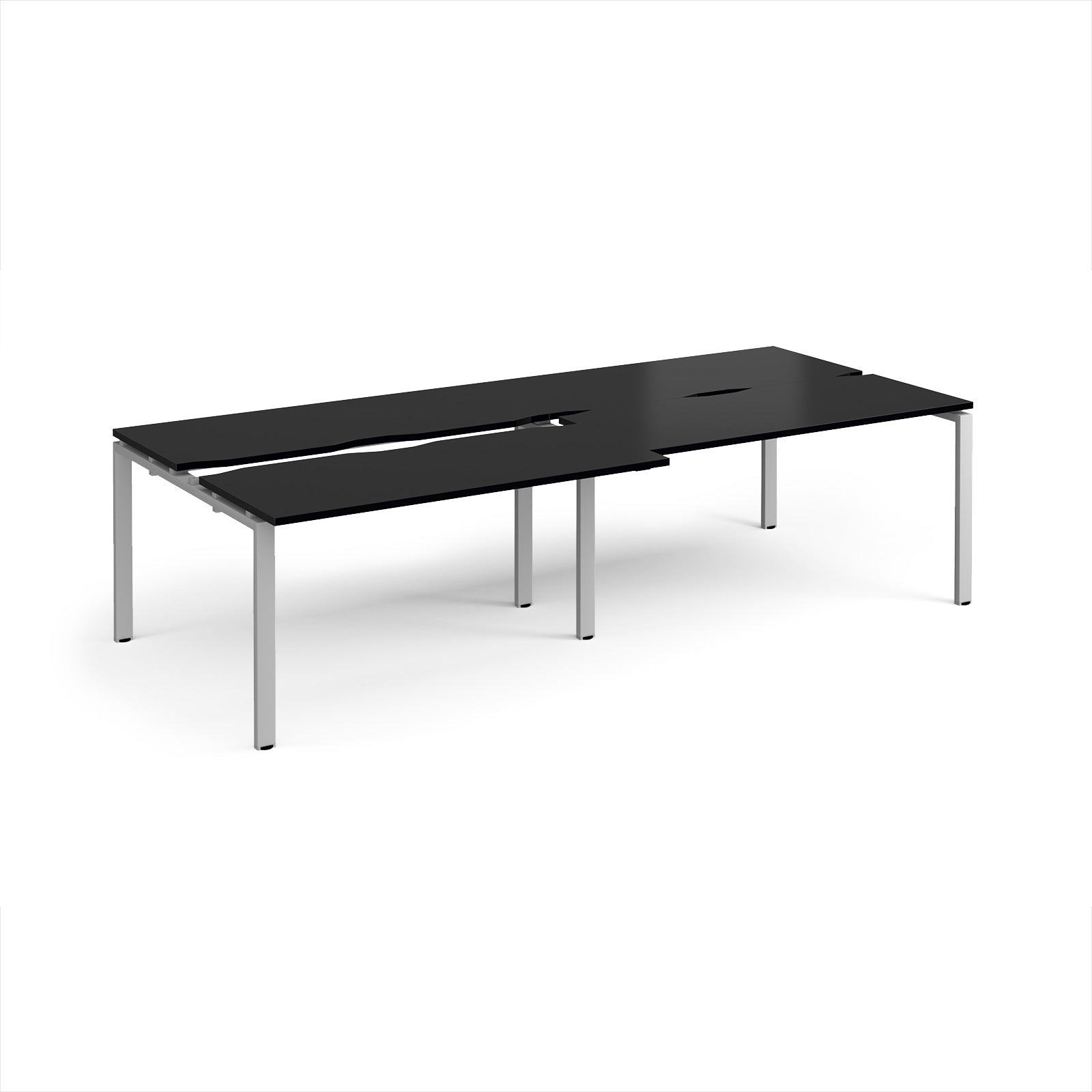 Adapt sliding top double B2B desks 1200mm deep