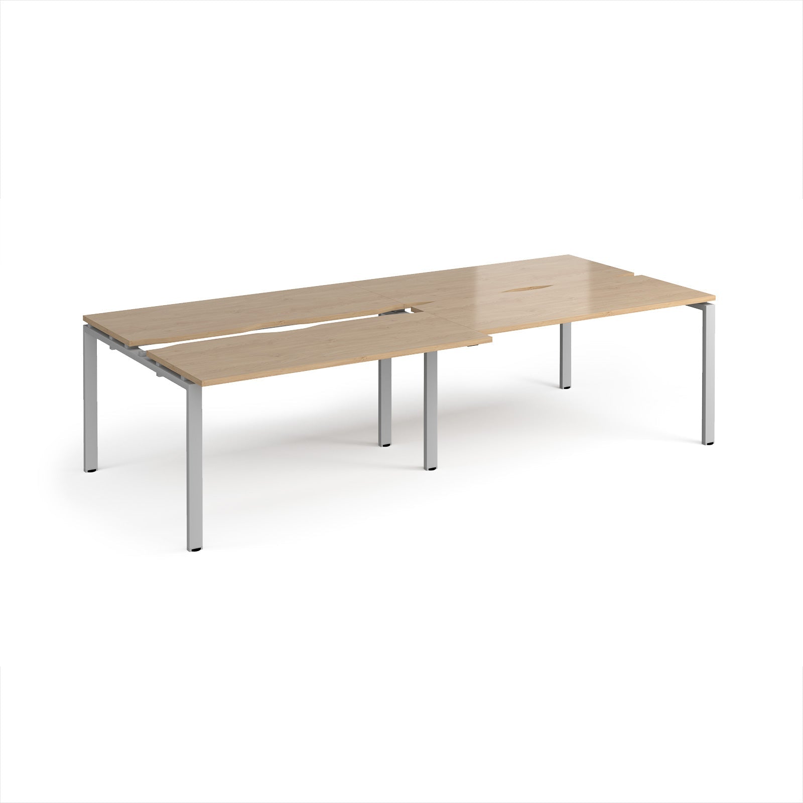 Adapt sliding top double B2B desks 1200mm deep