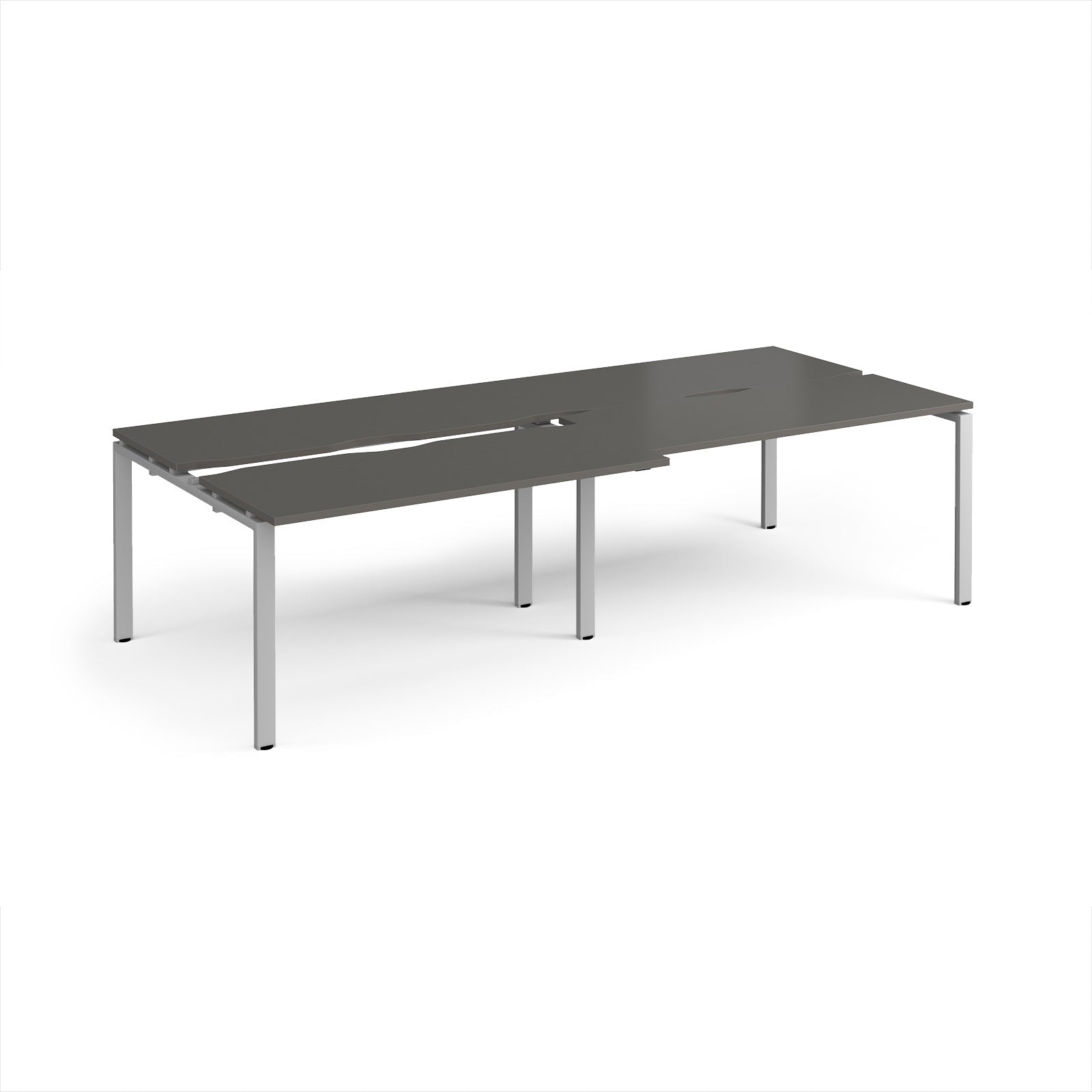 Adapt sliding top double B2B desks 1200mm deep